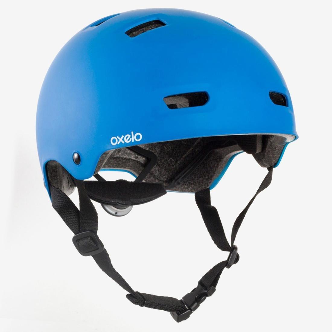 OXELO - Mf500 Inline Skating Skateboarding Scootering Helmet, Black