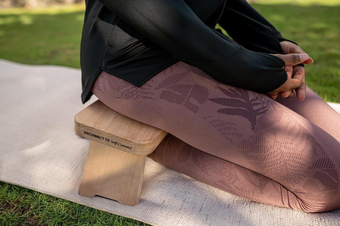 Eco-Friendly Yoga/Meditation Bench, Beech, No Color, large image number 7