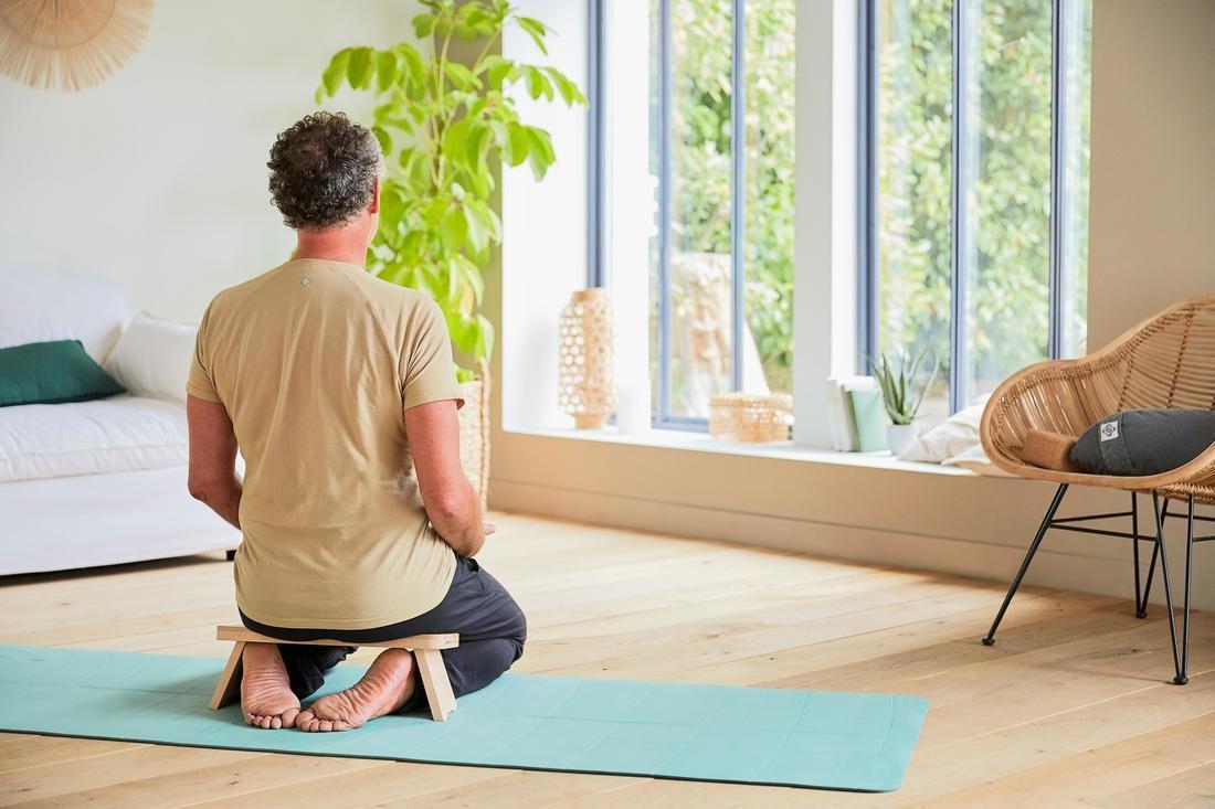 Eco-Friendly Yoga/Meditation Bench, Beech, No Color, large image number 8