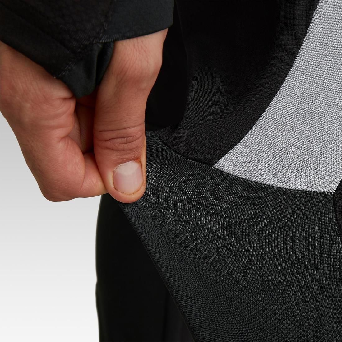 Adult Football Bottoms T500, Black, No Color, large image number 4