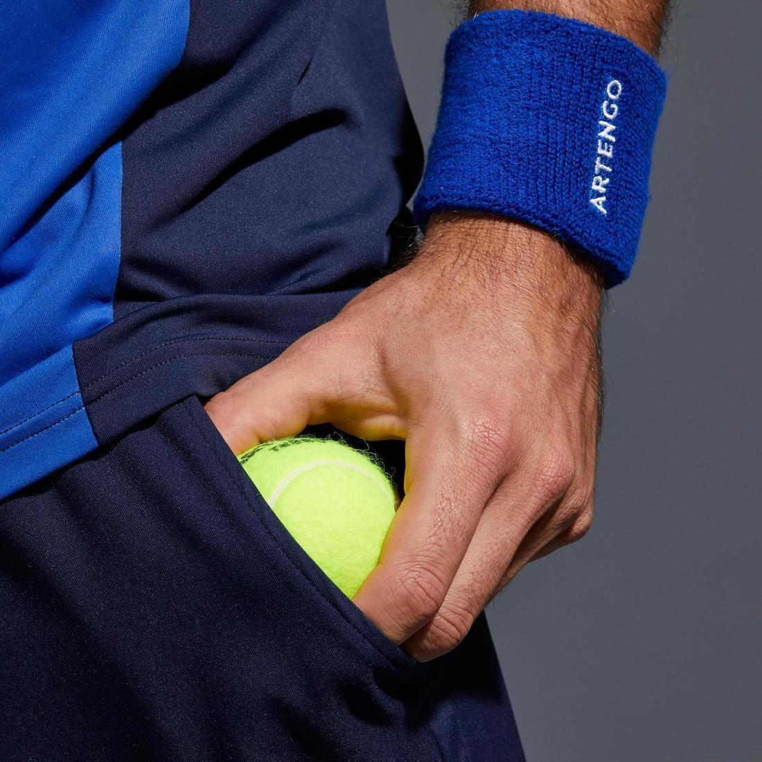 Mens Tennis Shorts Tsh500 Dry, Navy Blue, , large image number 9