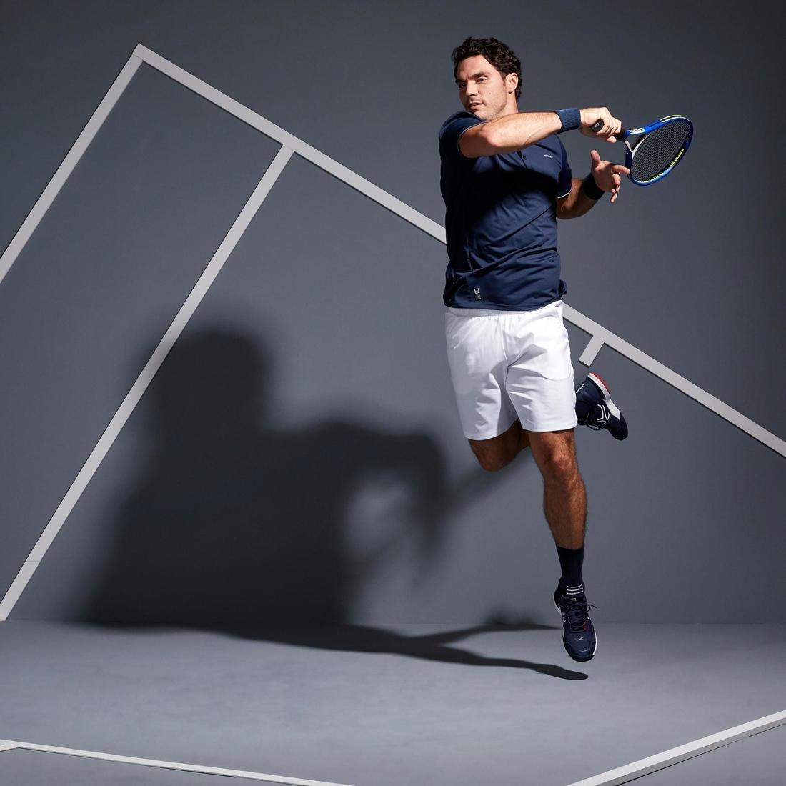 Mens Tennis Shorts Tsh500 Dry, Navy Blue, , large image number 11
