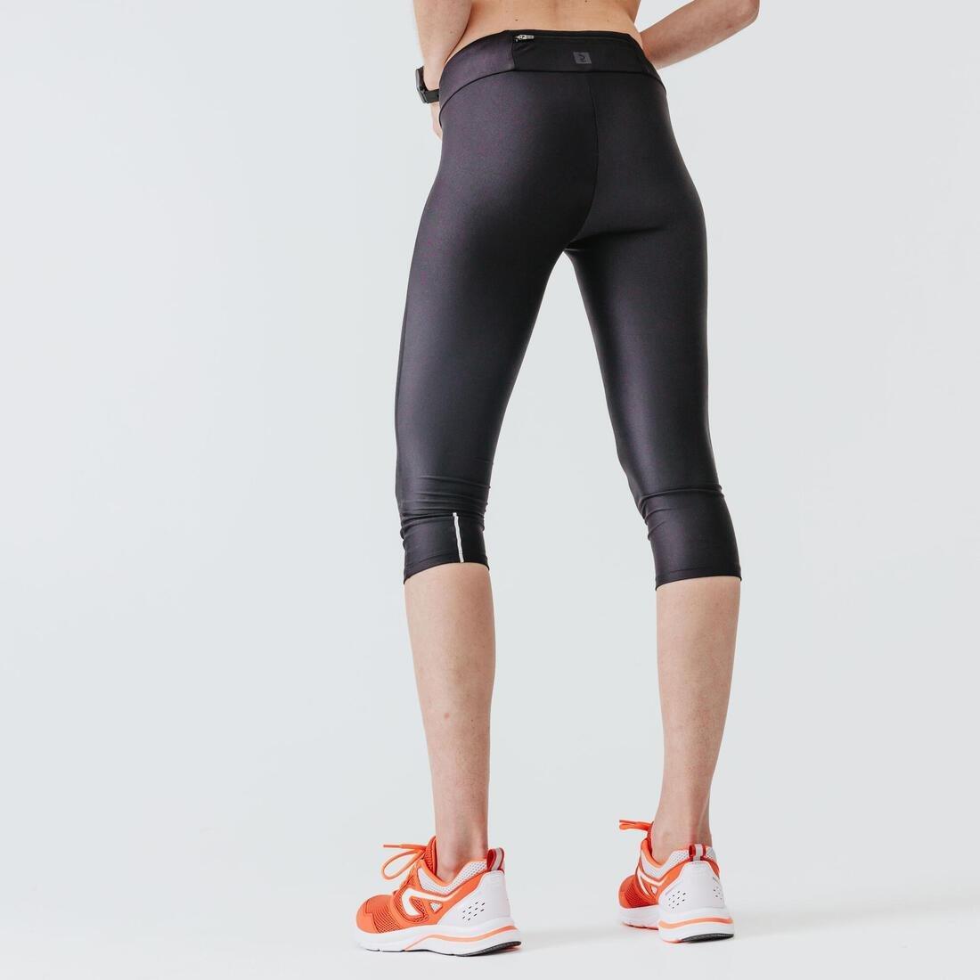 KALENJI - Run Dry Women's Running Short Leggings, Black