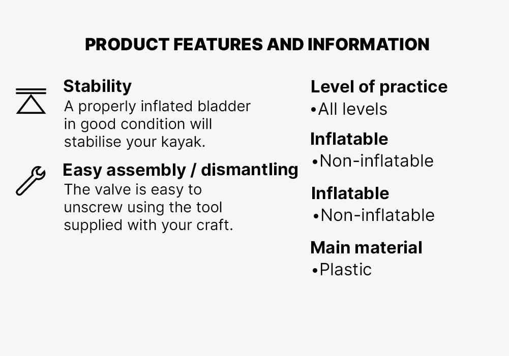 Inflatable Stand-Up Paddle Board High Pressure Valve, Black, No Color, large image number 15