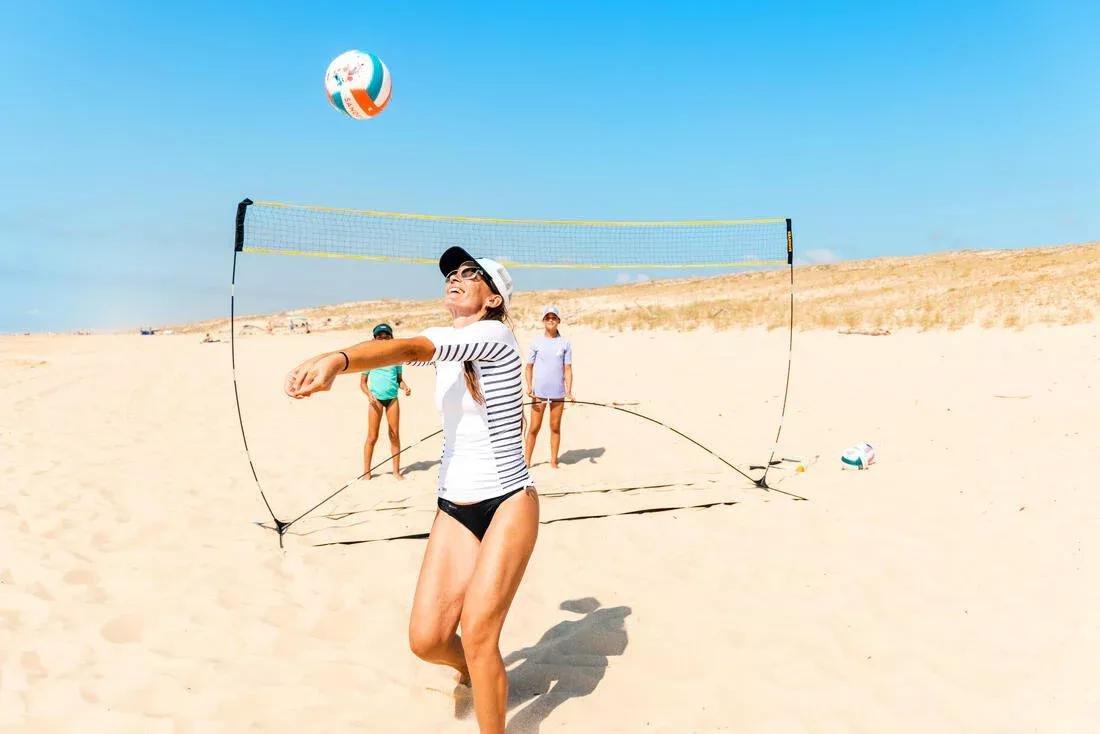 Adult Beach Volleyball Cap Bvc500, Blue, No Color, large image number 10