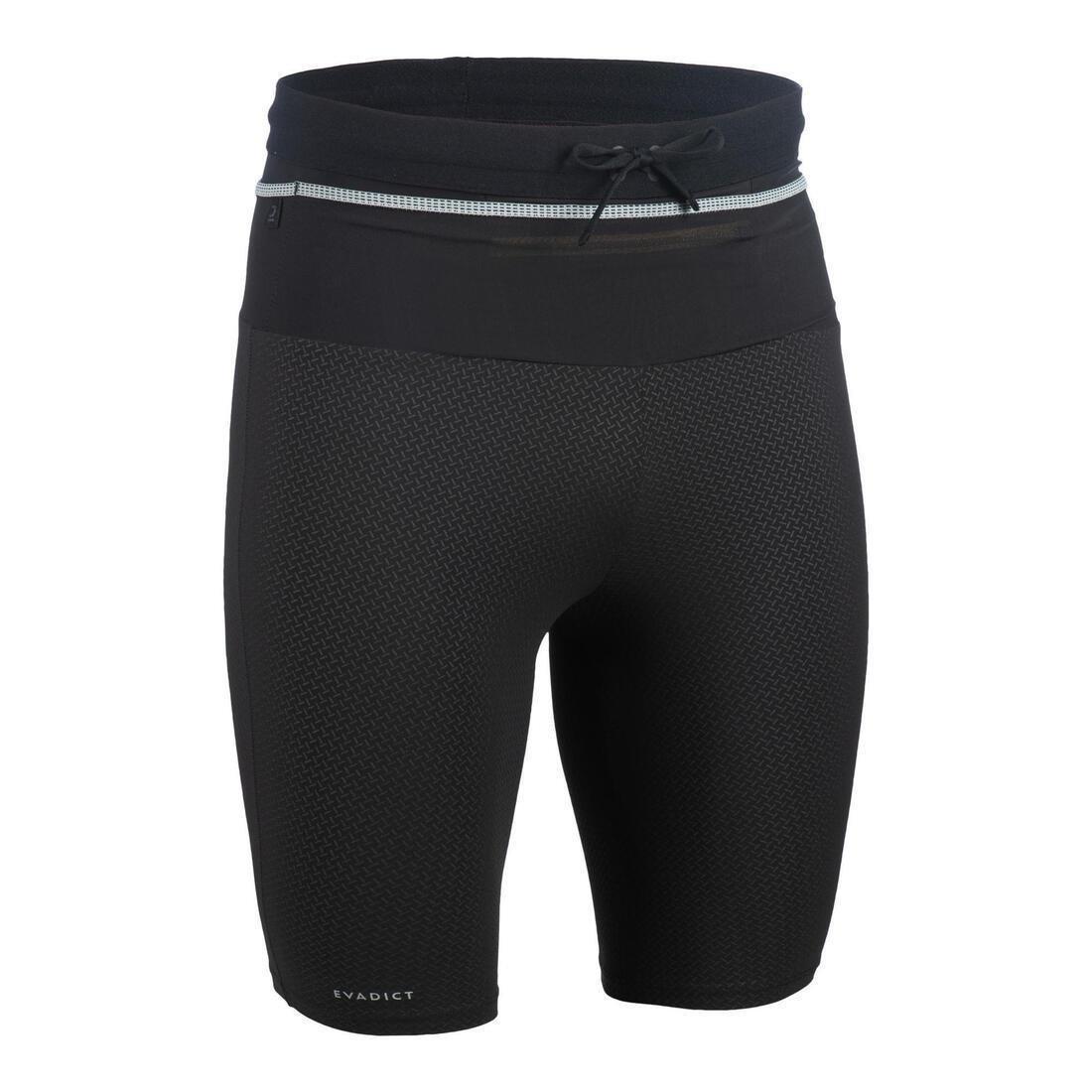Trail Running Tight Shorts Emboss, Black, , medium