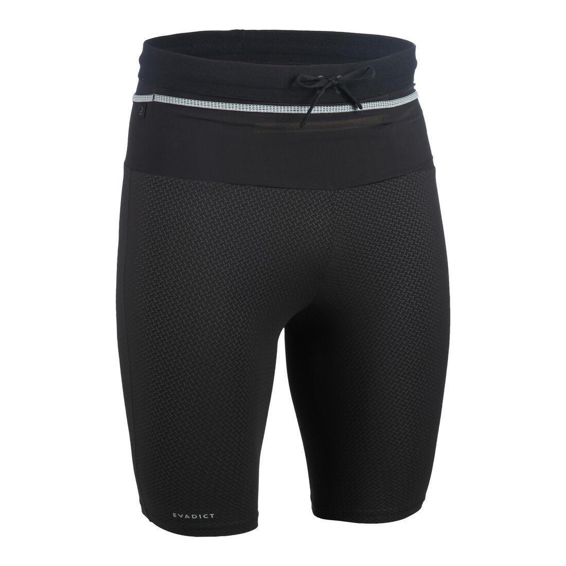 EVADICT - Trail Running Tight Shorts Emboss, Black