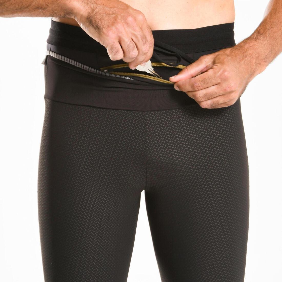 Trail Running Tight Shorts Emboss, Black, , large image number 2
