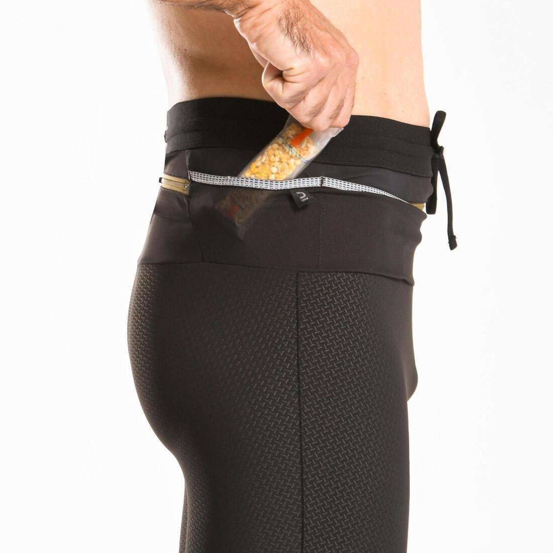 Trail Running Tight Shorts Emboss, Black, , large image number 6