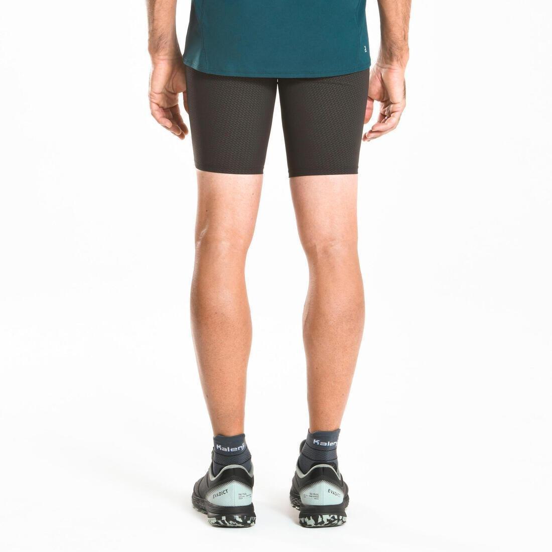 EVADICT - Trail Running Tight Shorts Emboss, Black