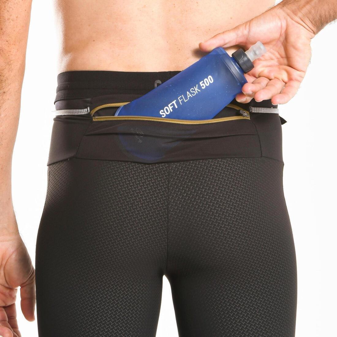 Trail Running Tight Shorts Emboss, Black, , large image number 8