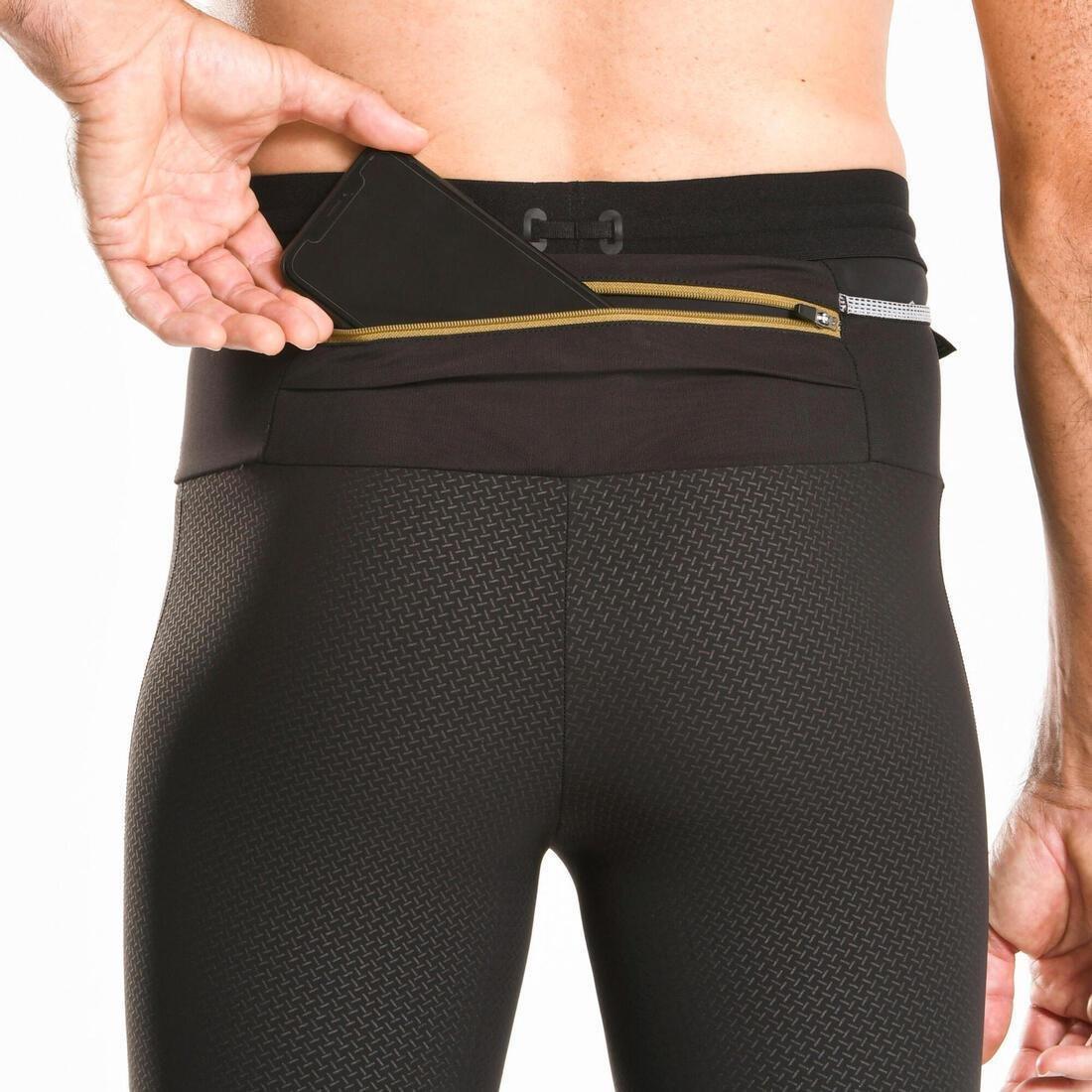 Trail Running Tight Shorts Emboss, Black, , large image number 9