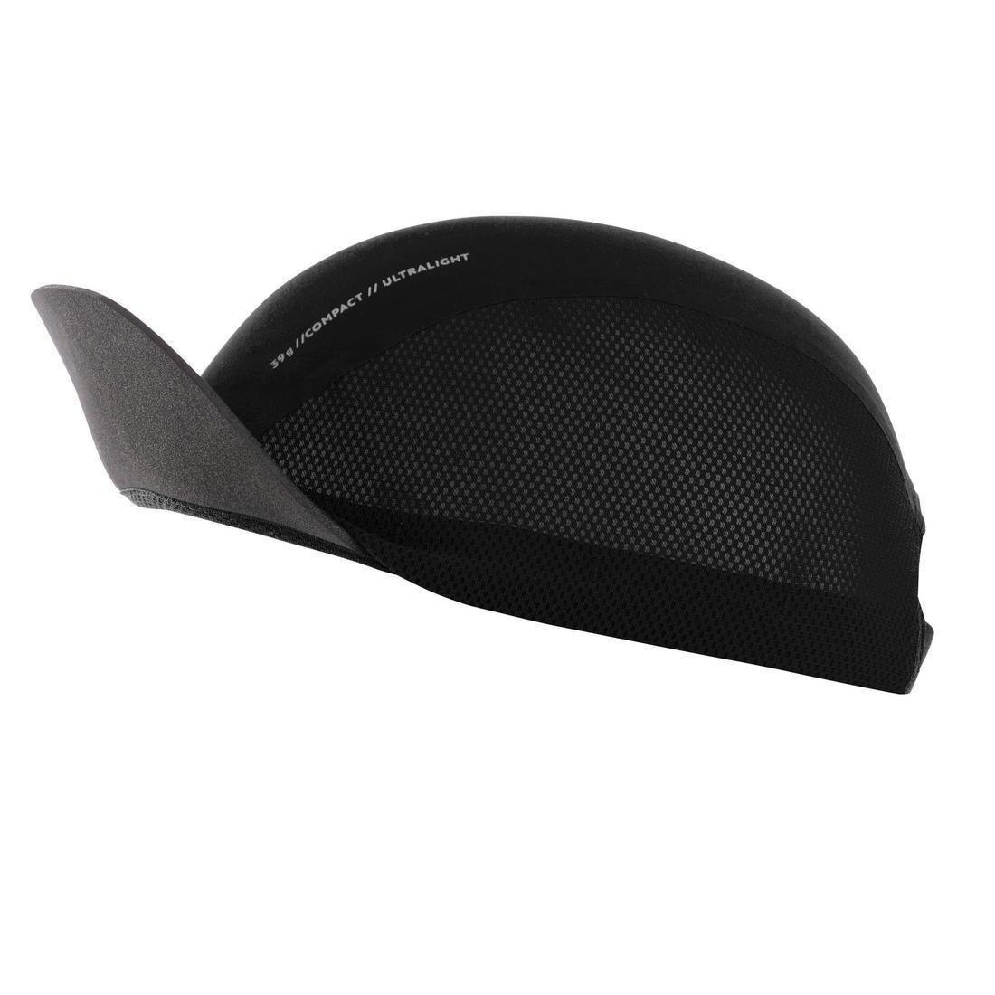 BLACK Unisex Trail Running Cap - Kiprun Flexible Desert Cap, No Color, large image number 1
