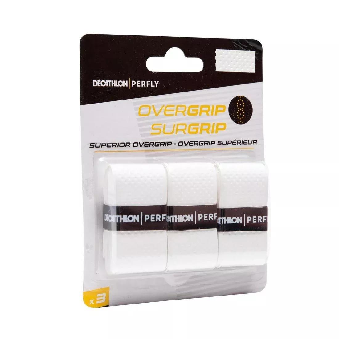 PERFLY - Artengo Badminton Superior Overgrip x3-White