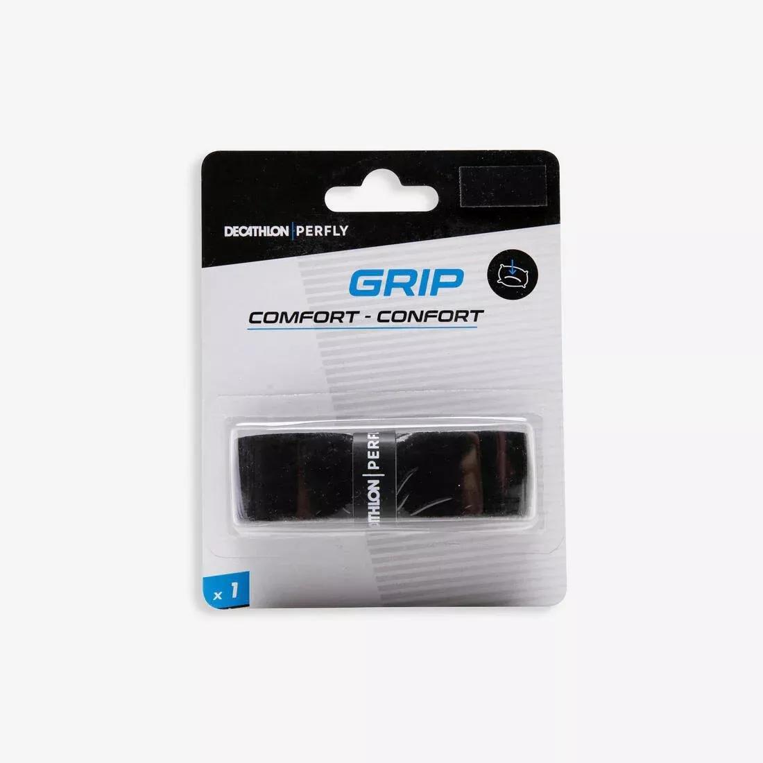 Artengo Badminton Comfort Grip x1, Black, No Color, large image number 1