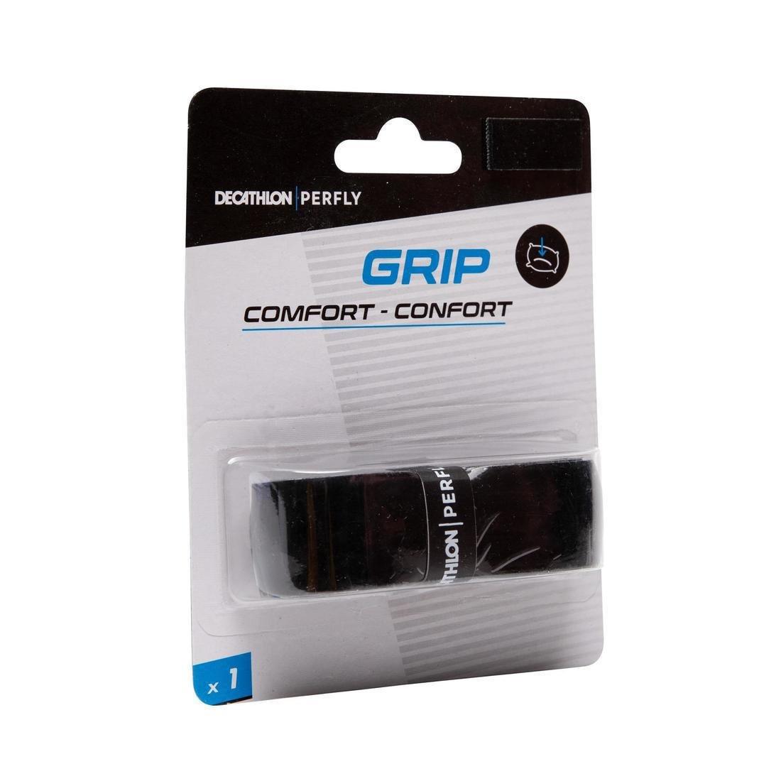 PERFLY - Artengo Badminton Comfort Grip x1, Black