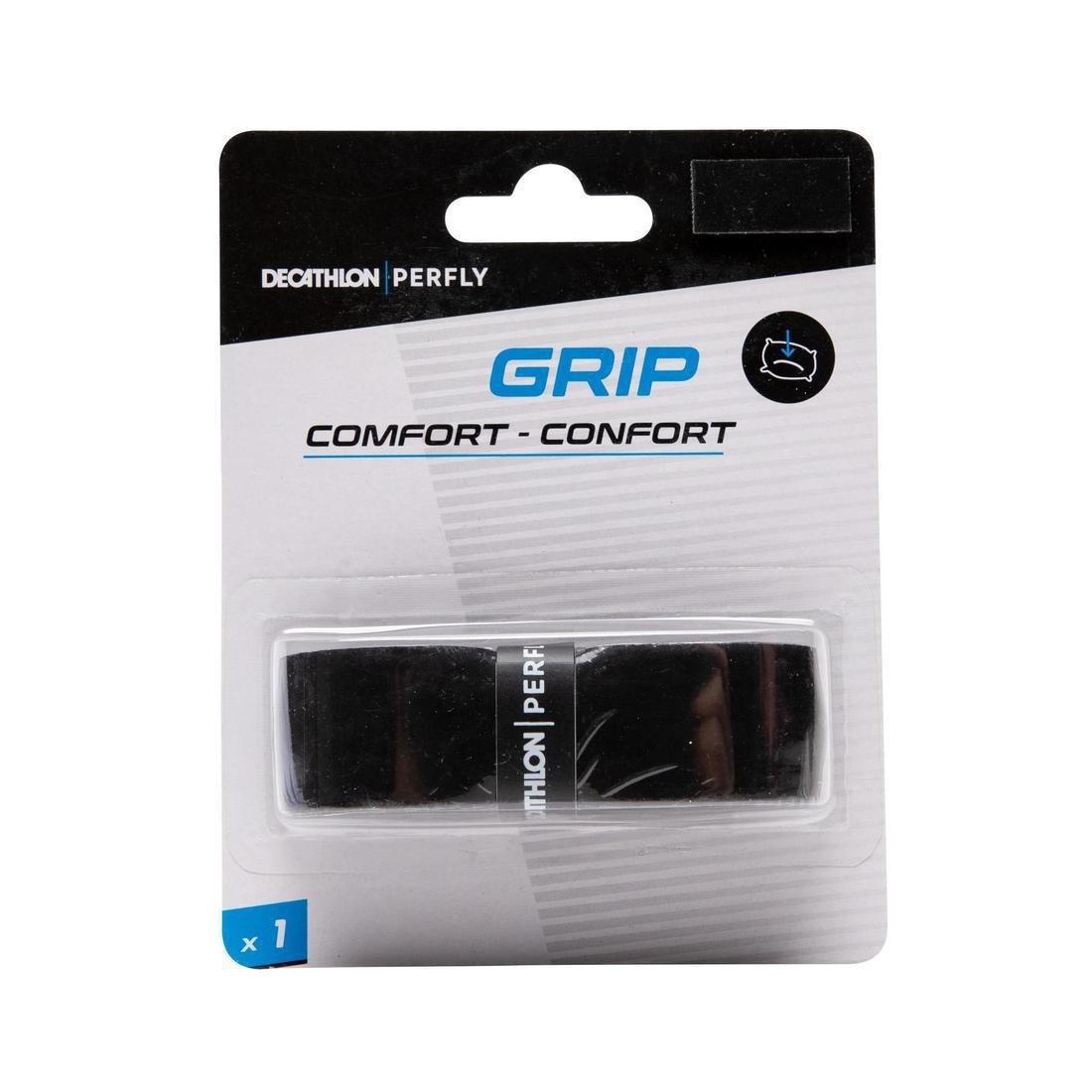 Artengo Badminton Comfort Grip x1, Black, No Color, large image number 7