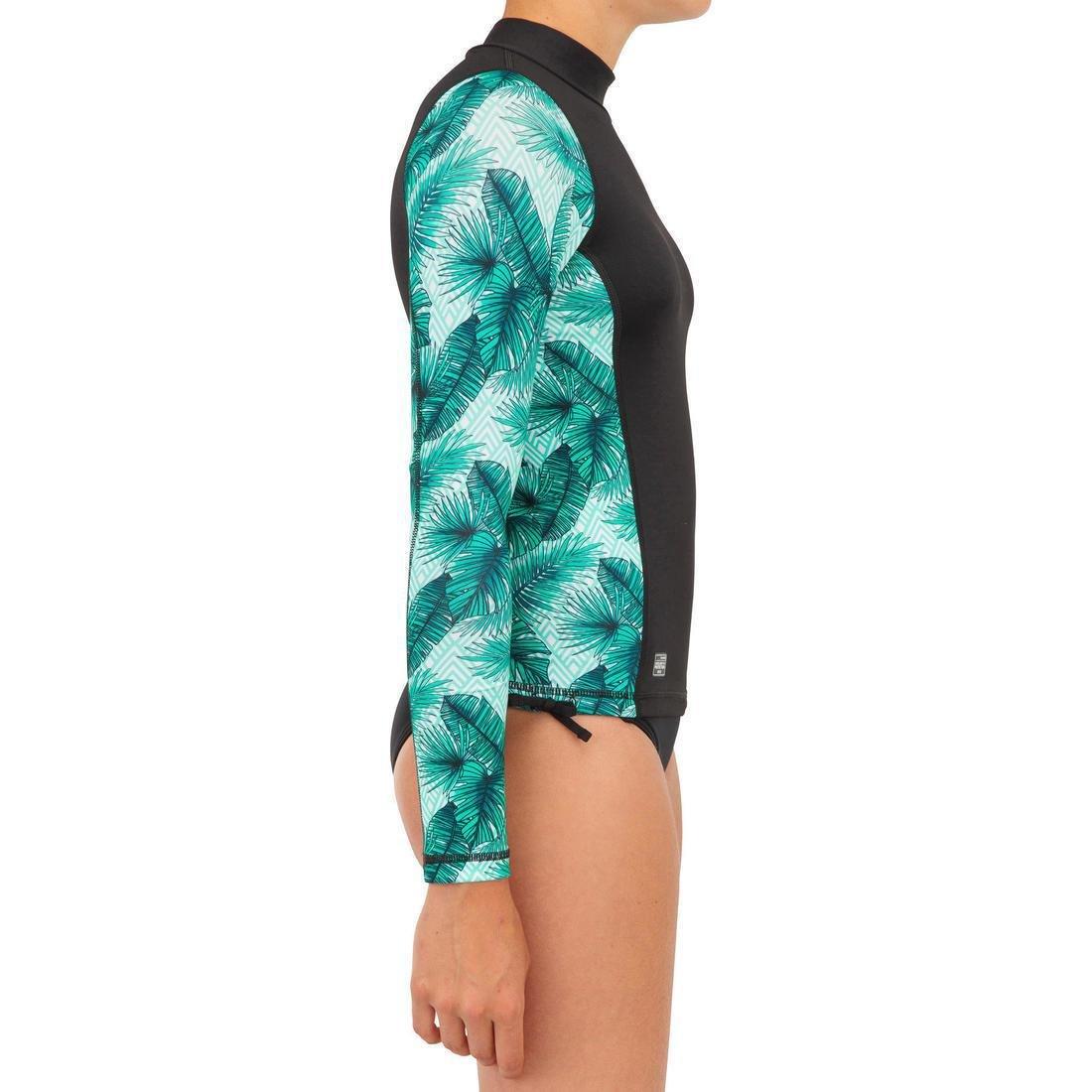 Girls Anti-Uv T-Shirt, Pale Mint, , large image number 4