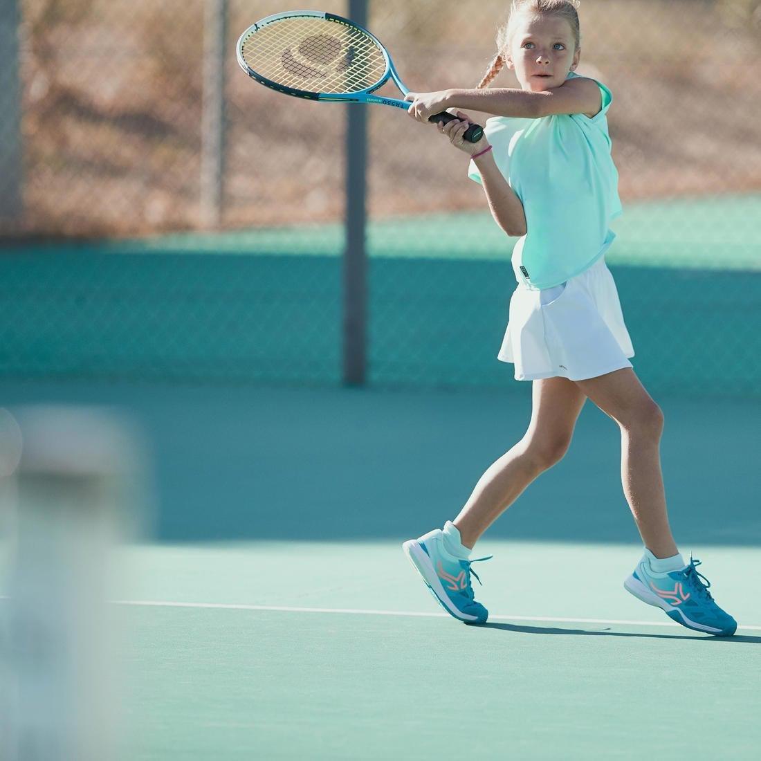 Kids GirlTennis Skirt Tsk500, White, , large image number 11