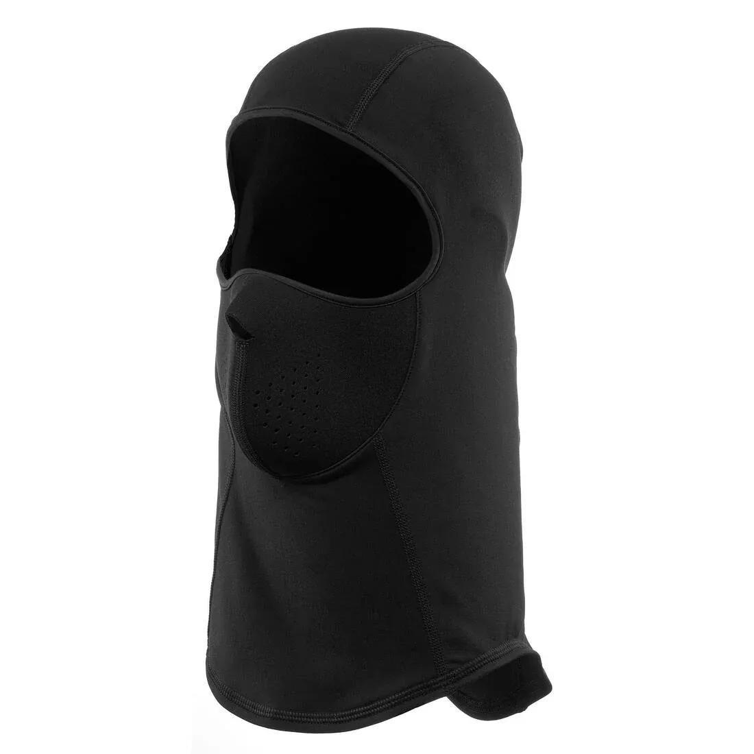 Adults Balaclava With Powder Mask, Black, No Color, large image number 3
