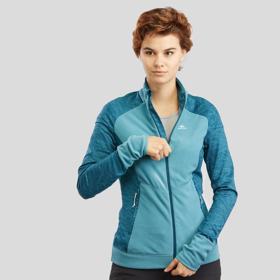 Women's Mountain Walking Fleece - MH520, Blue, , large image number 1