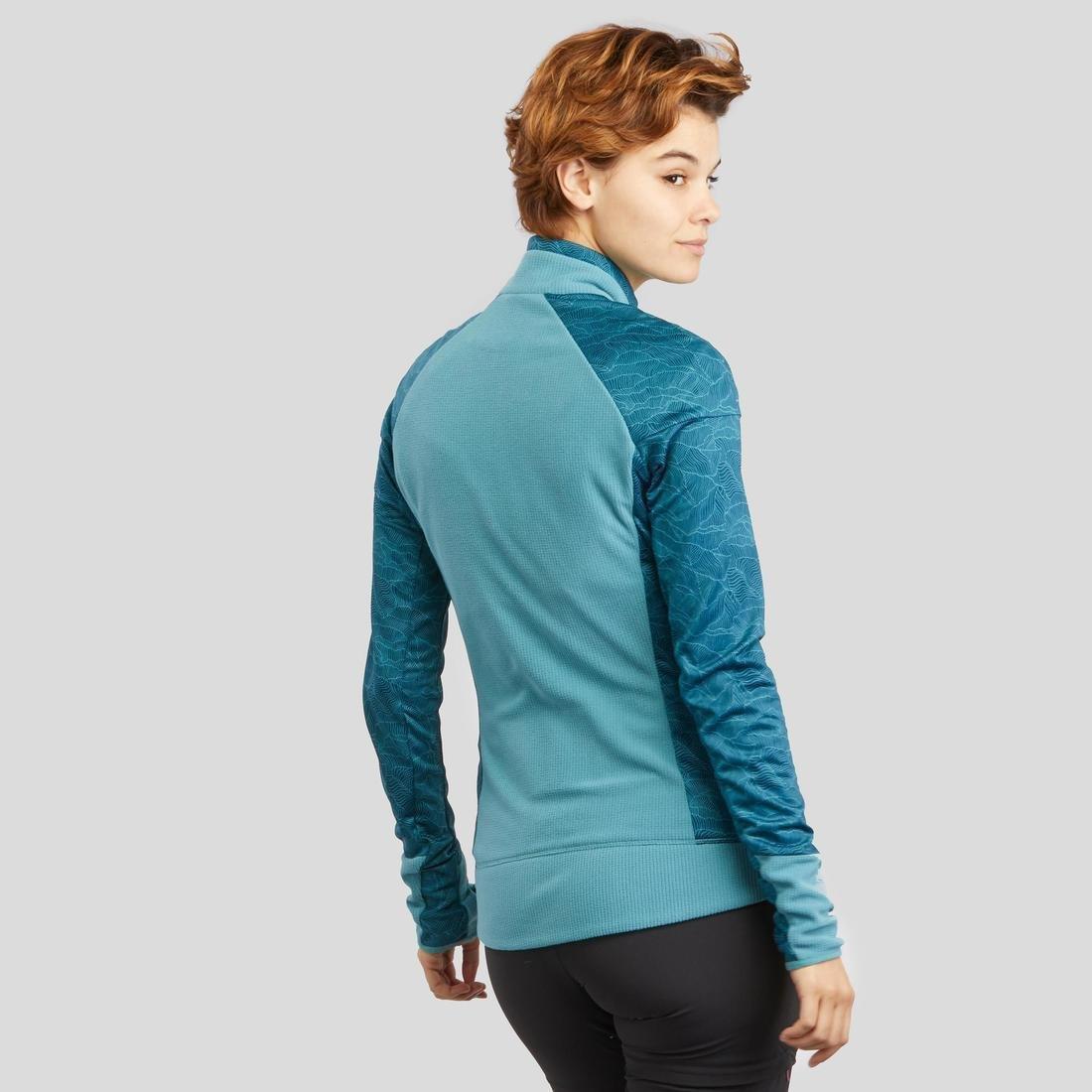 Women's Mountain Walking Fleece - MH520, Blue, , large image number 2