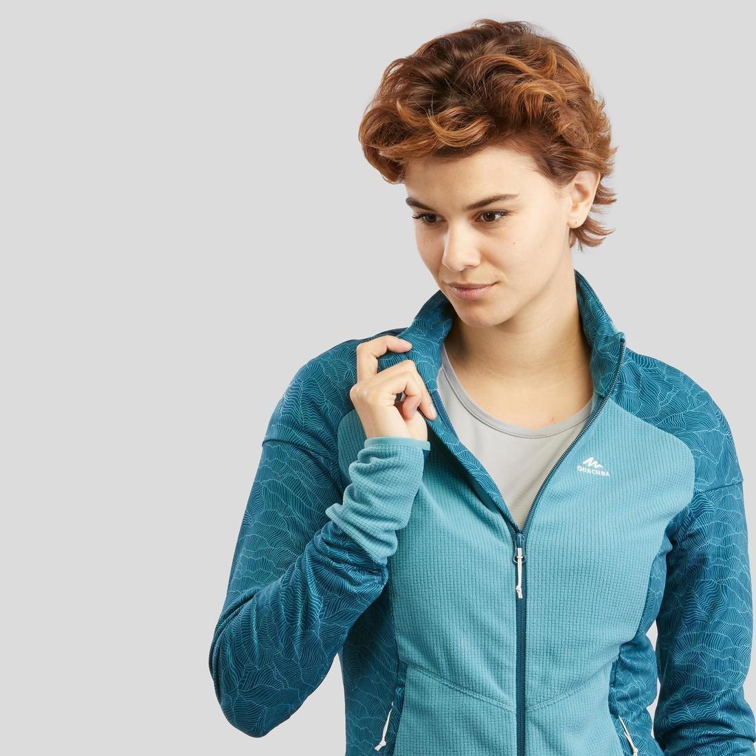 Women's Mountain Walking Fleece - MH520, Blue, , large image number 3