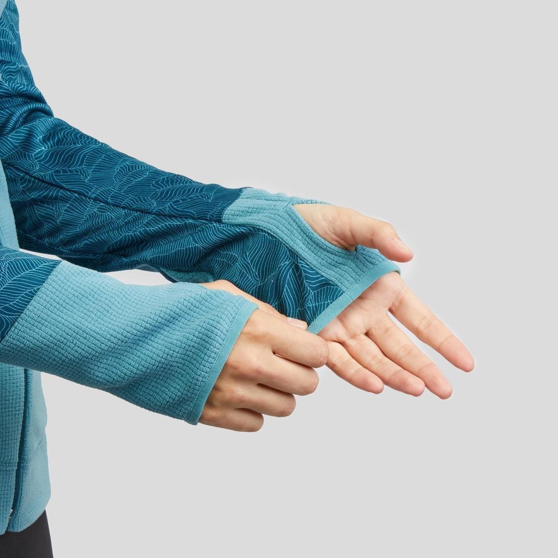 Women's Mountain Walking Fleece - MH520, Blue, , large image number 4