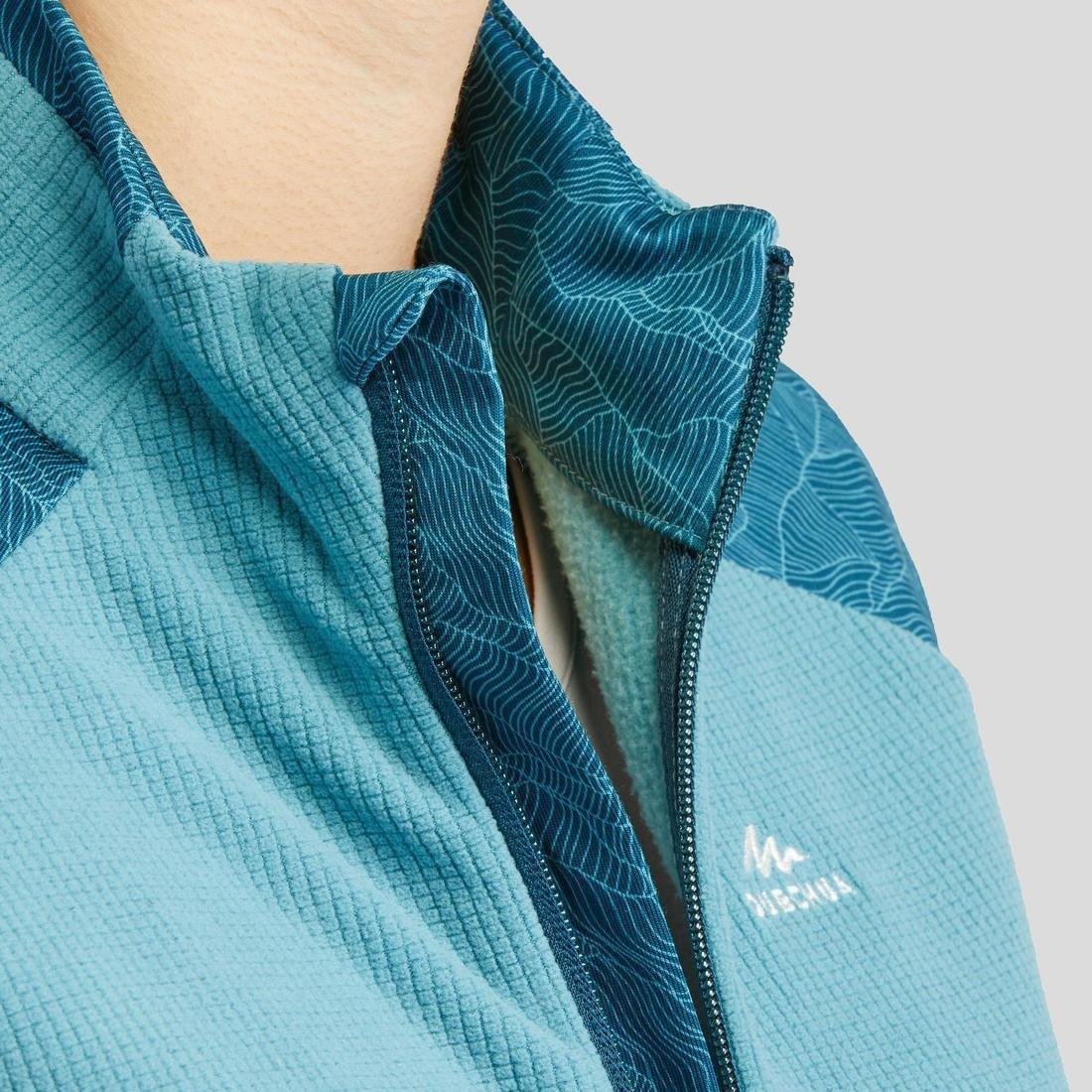 Women's Mountain Walking Fleece - MH520, Blue, , large image number 6