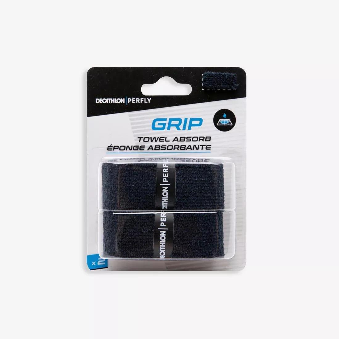 Badminton Towel Grip X 2, No Color, large image number 0