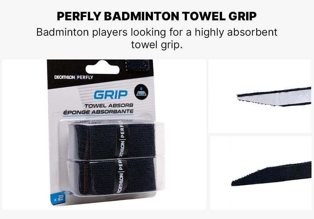 Badminton Towel Grip X 2, No Color, large image number 8