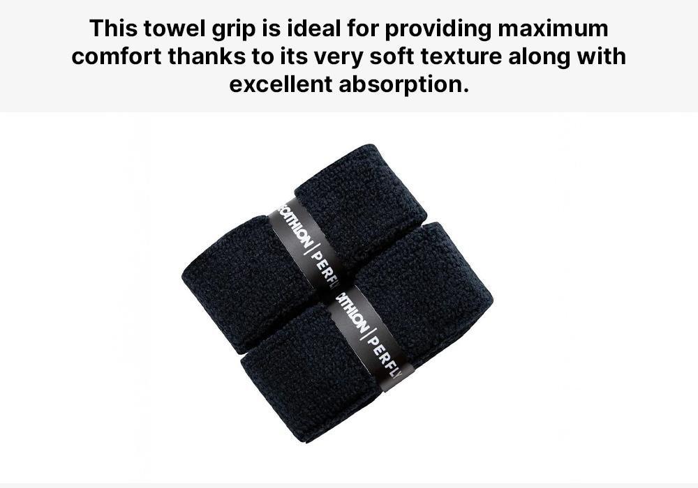 Badminton Towel Grip X 2, No Color, large image number 9