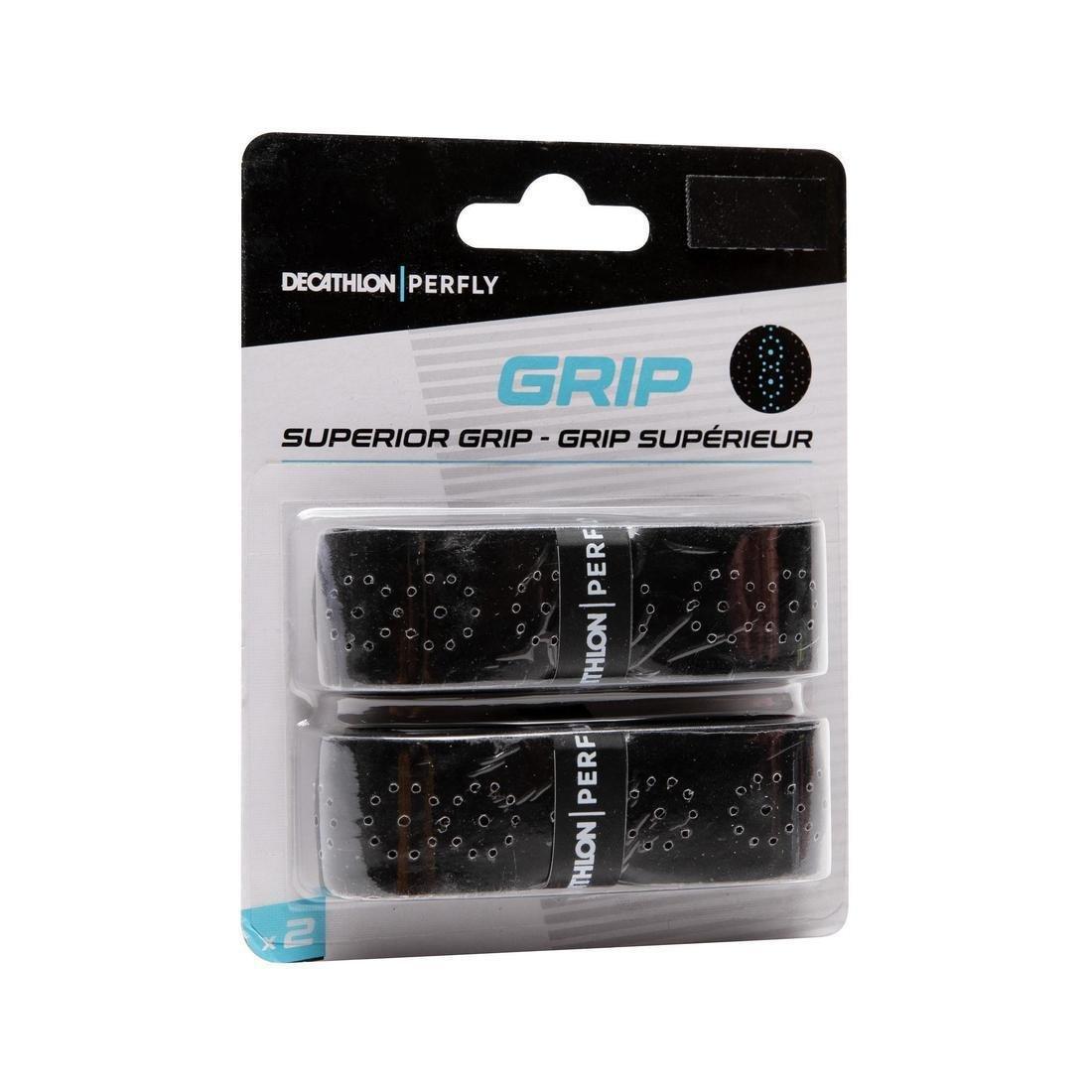 Badminton Superior Grip X 2, Black, No Color, large image number 12