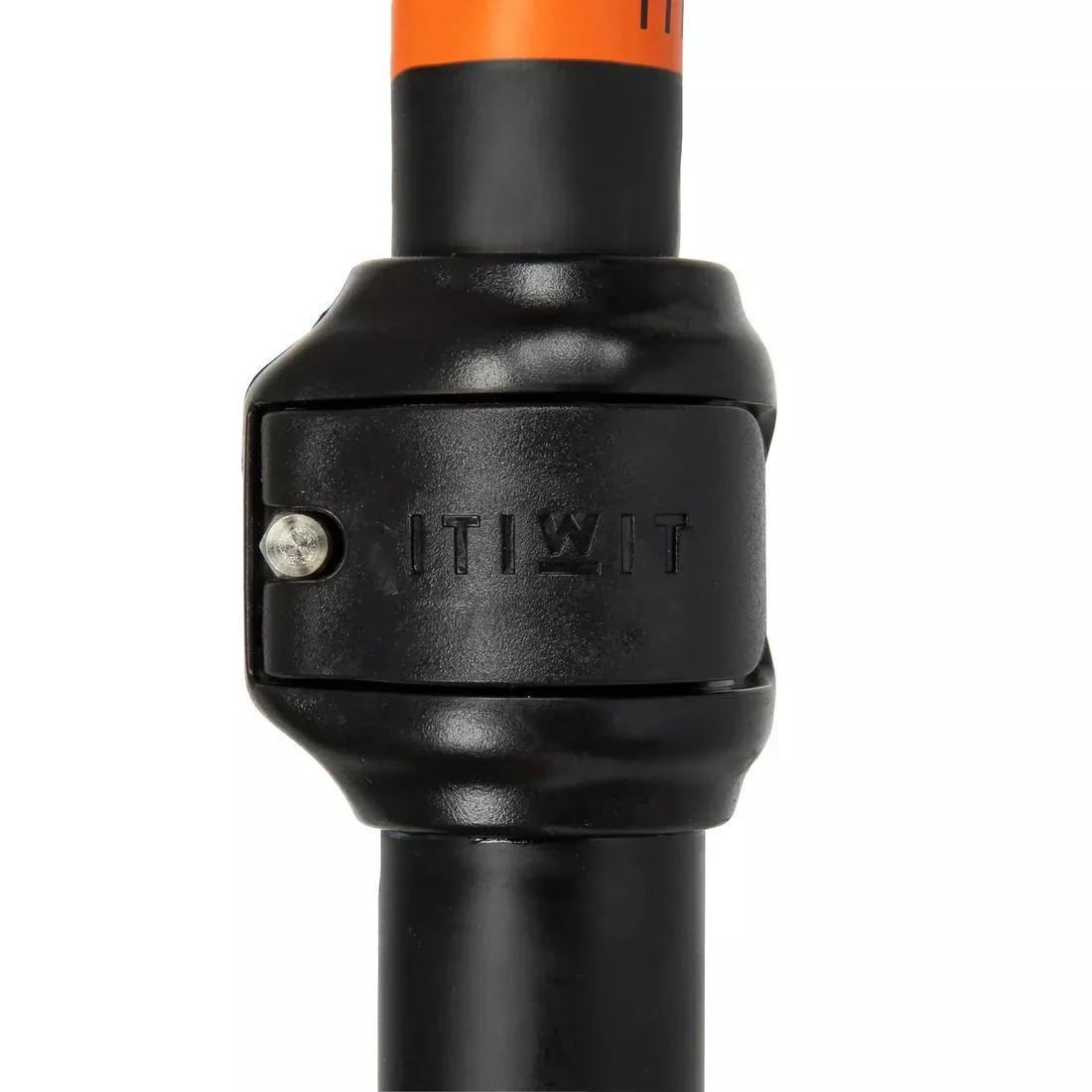 Fibre And Carbon Sup Paddle, Collapsible And Adjustable (170 -210 Cm), Orange, No Color, large image number 3
