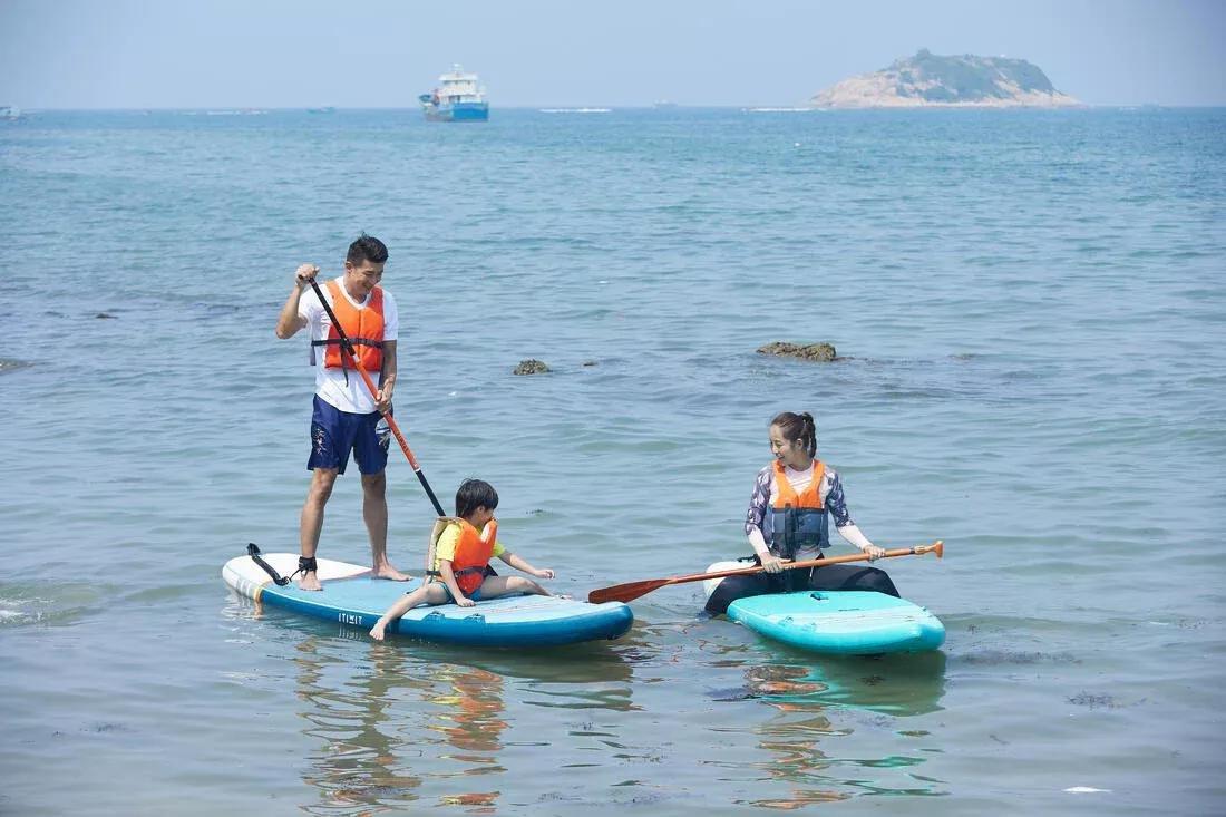 Fibre And Carbon Sup Paddle, Collapsible And Adjustable (170 -210 Cm), Orange, No Color, large image number 14
