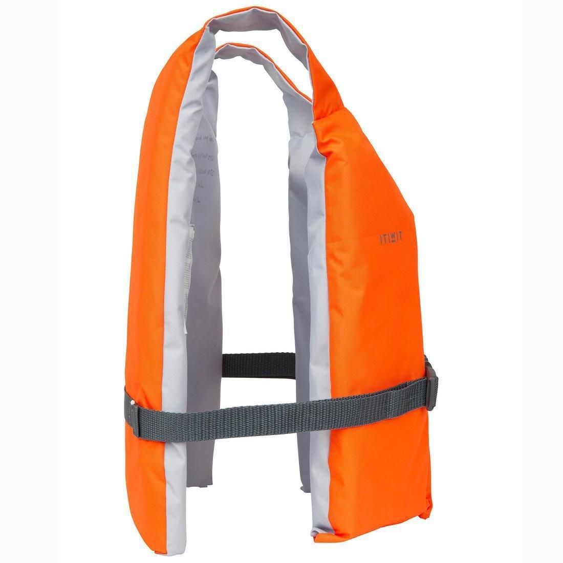 Kayak, Stand Up Paddle or Dinghy Buoyancy Vest, Blood Orange, No Color, medium