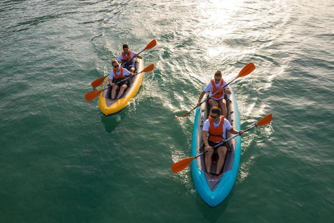 Kayak, Stand Up Paddle or Dinghy Buoyancy Vest, Blood Orange, No Color, large image number 6