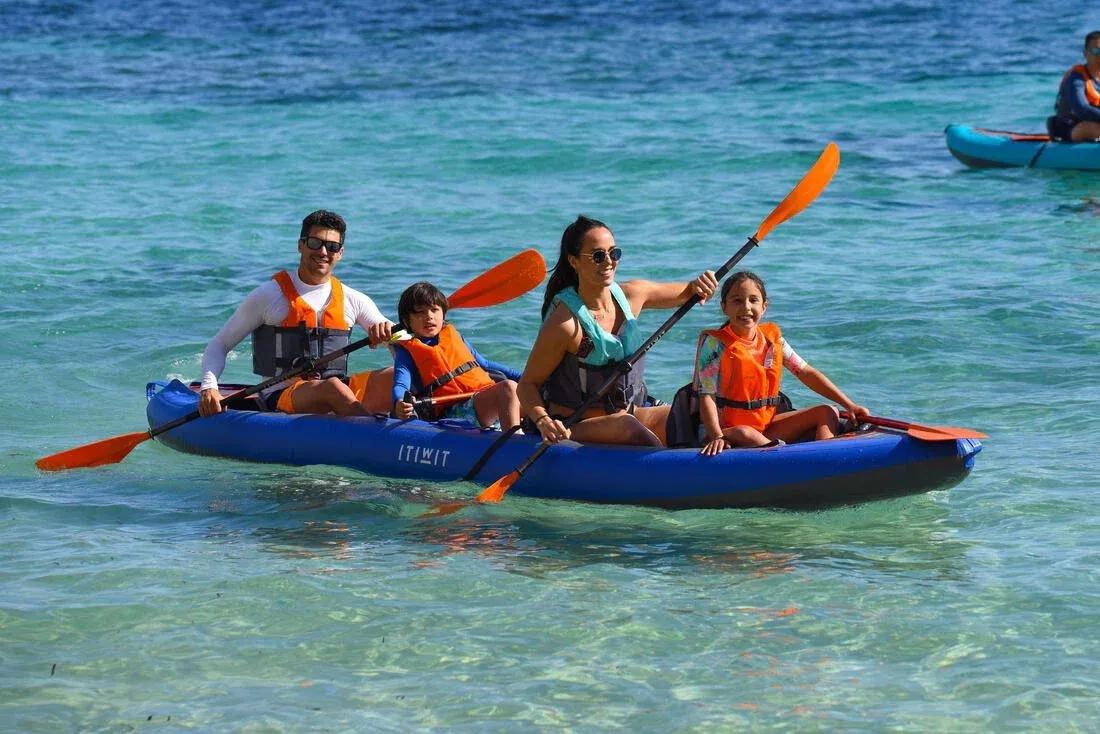 Kayak, Stand Up Paddle or Dinghy Buoyancy Vest, Blood Orange, No Color, large image number 9