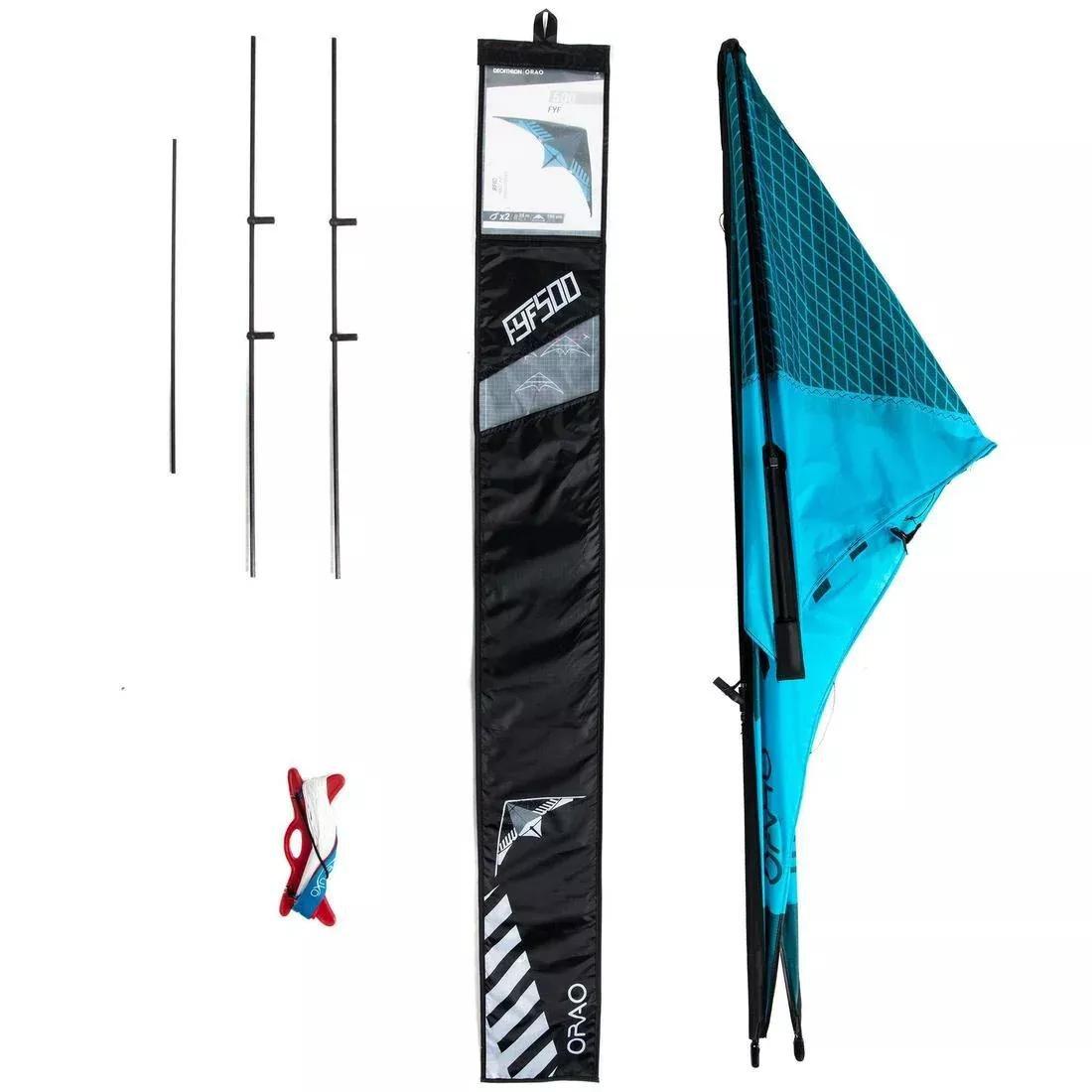 Versatile Stunt Kite - Fyf 500, Blue, No Color, large image number 4