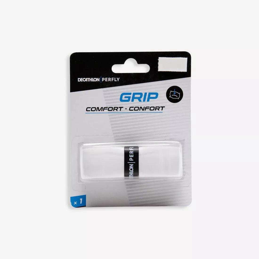 Comfort Badminton Grip Single-Pack-White, No Color, large image number 1