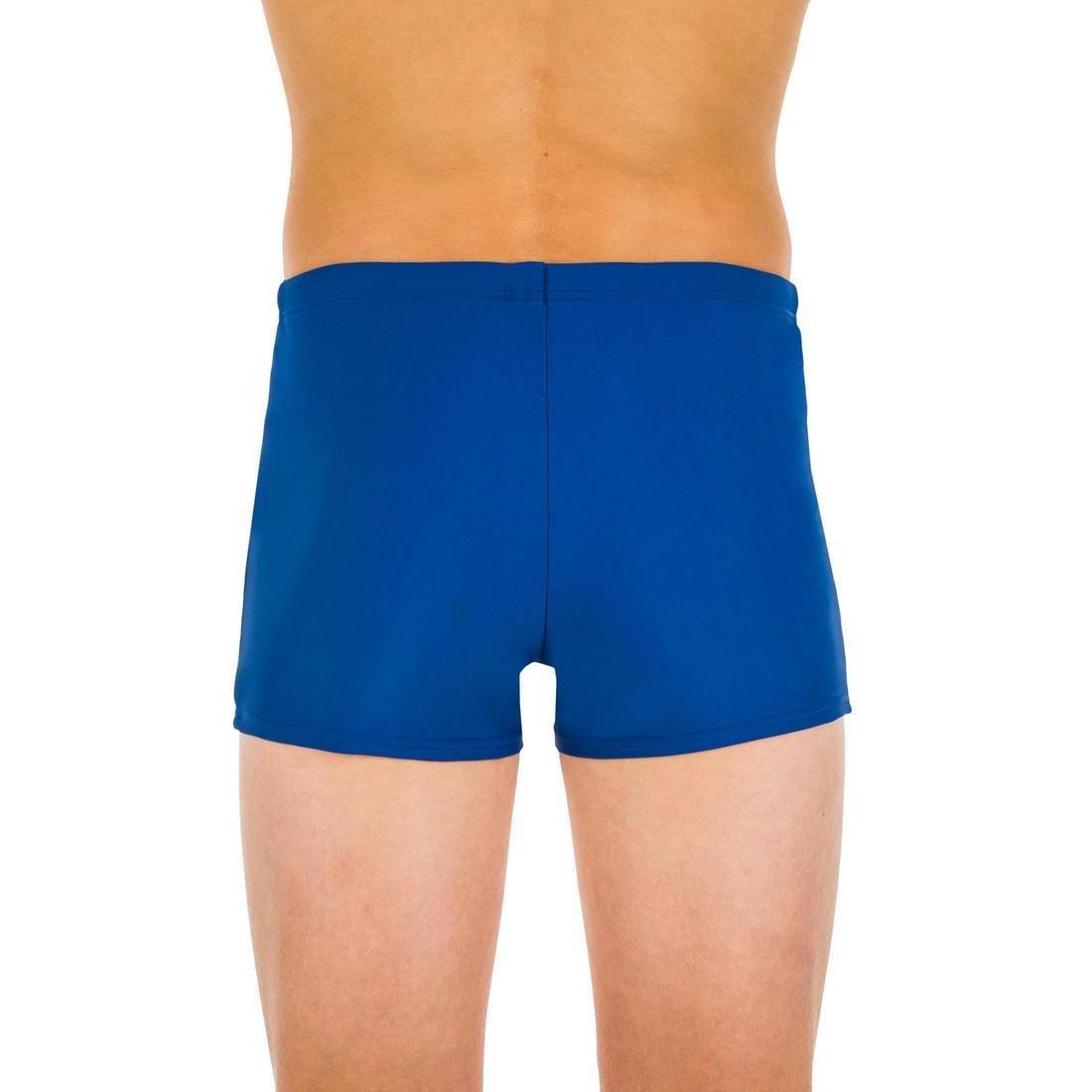 NABAIJI - Boys' Swimming Boxer Basic 100, Deep Blue