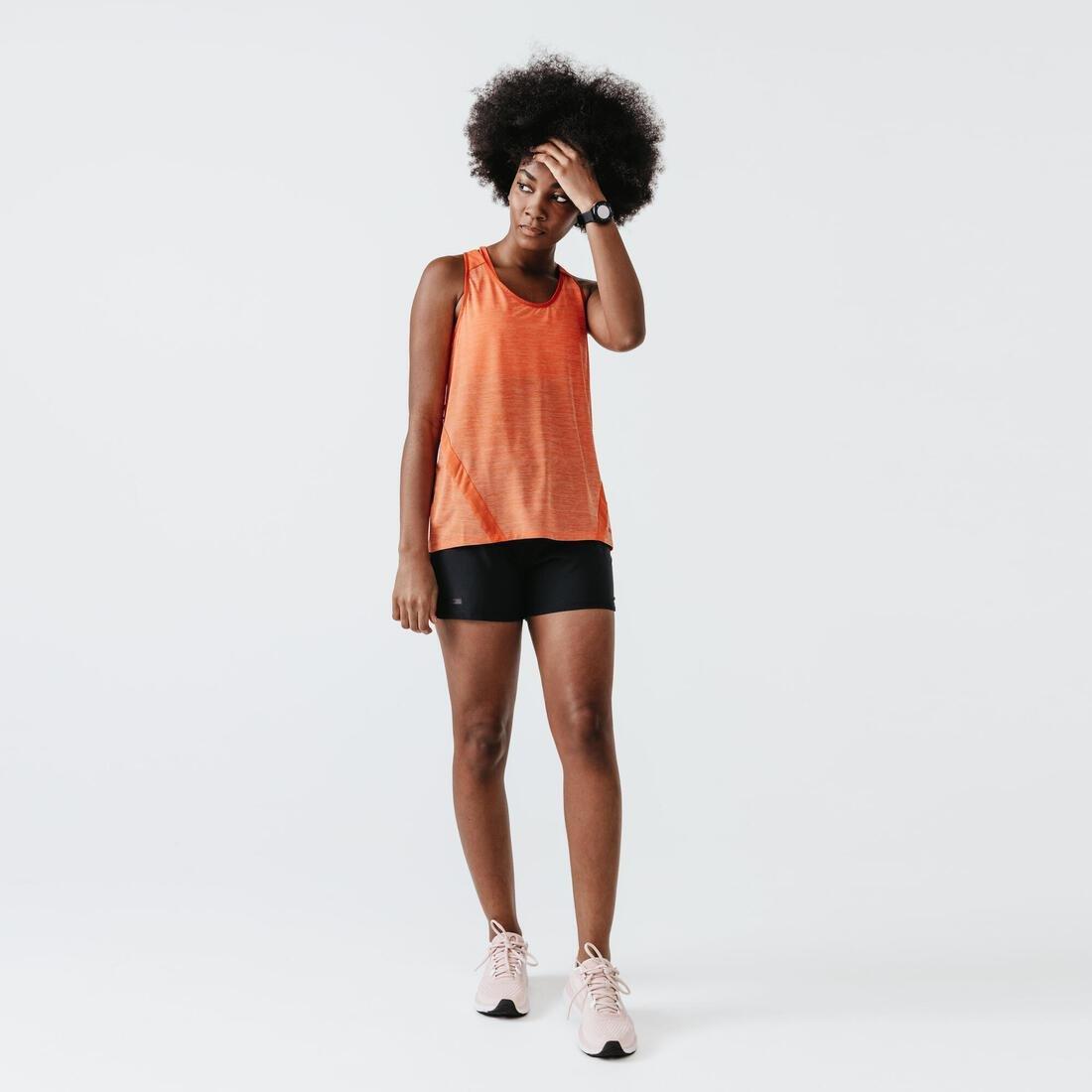 Women's Running Shorts Dry, Black, No Color, medium