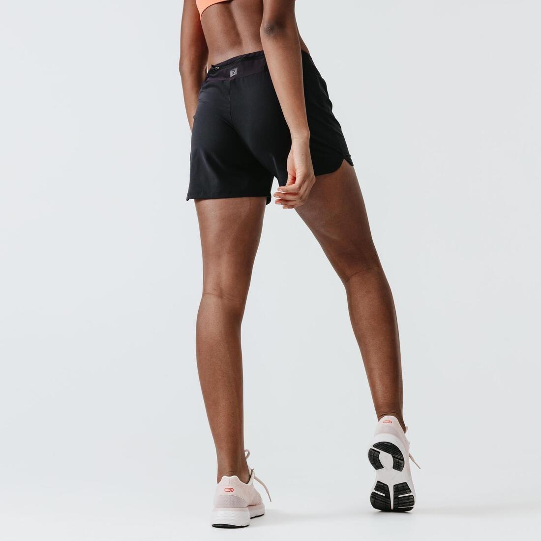 Women's Running Shorts Dry, Black, , large image number 6