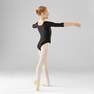 STAREVER - Girls Long-Sleeved Ballet Leotard, Black