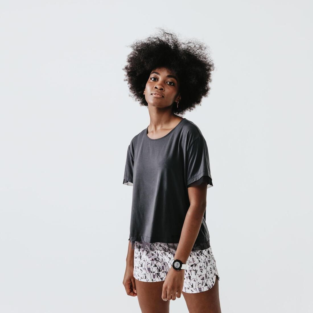 Run DryWomen's   Running Shorts Print, Verdigris, No Color, large image number 10