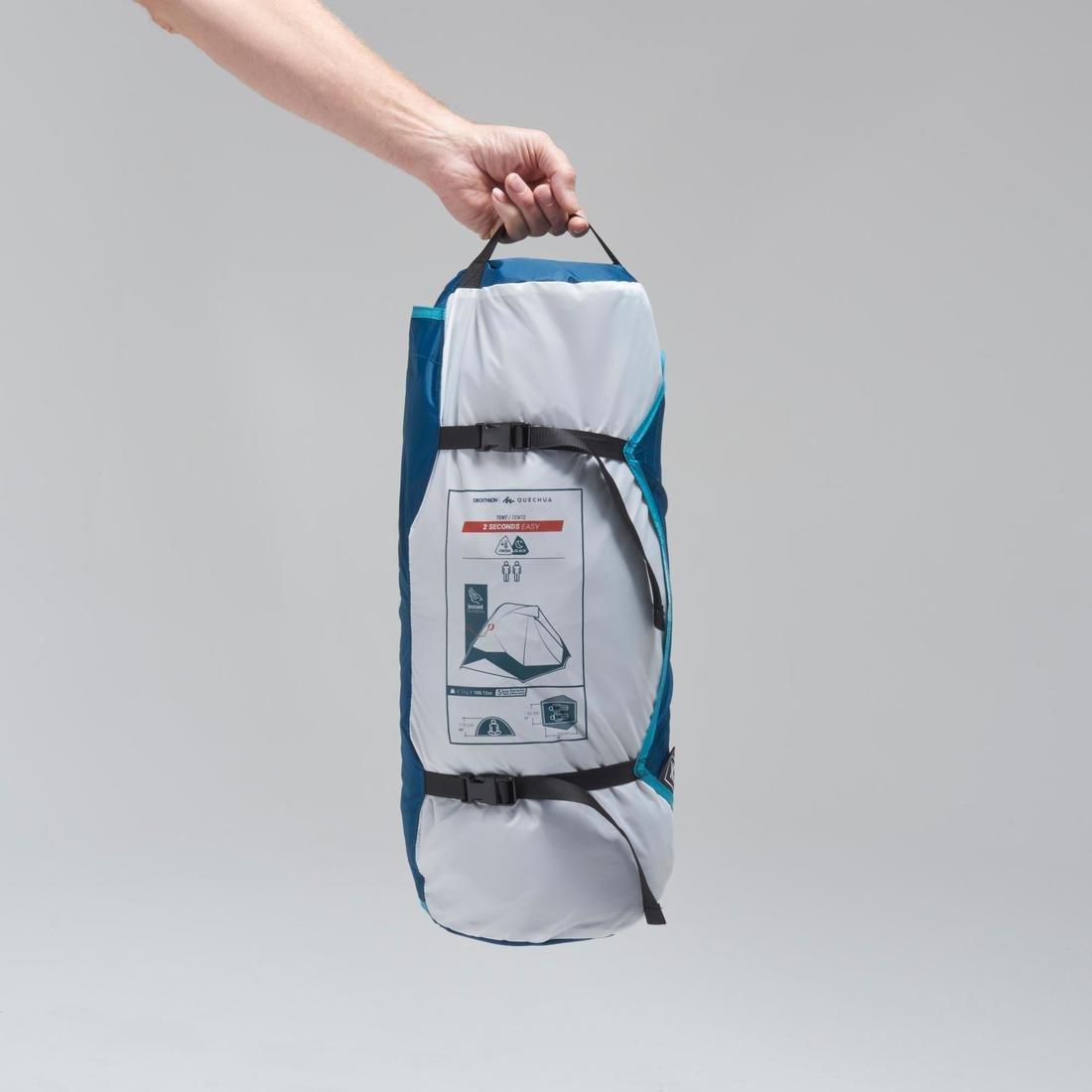 Camping Tent 2 Seconds Easy, Fresh and Black, 2 Person-White, No Color, large image number 4