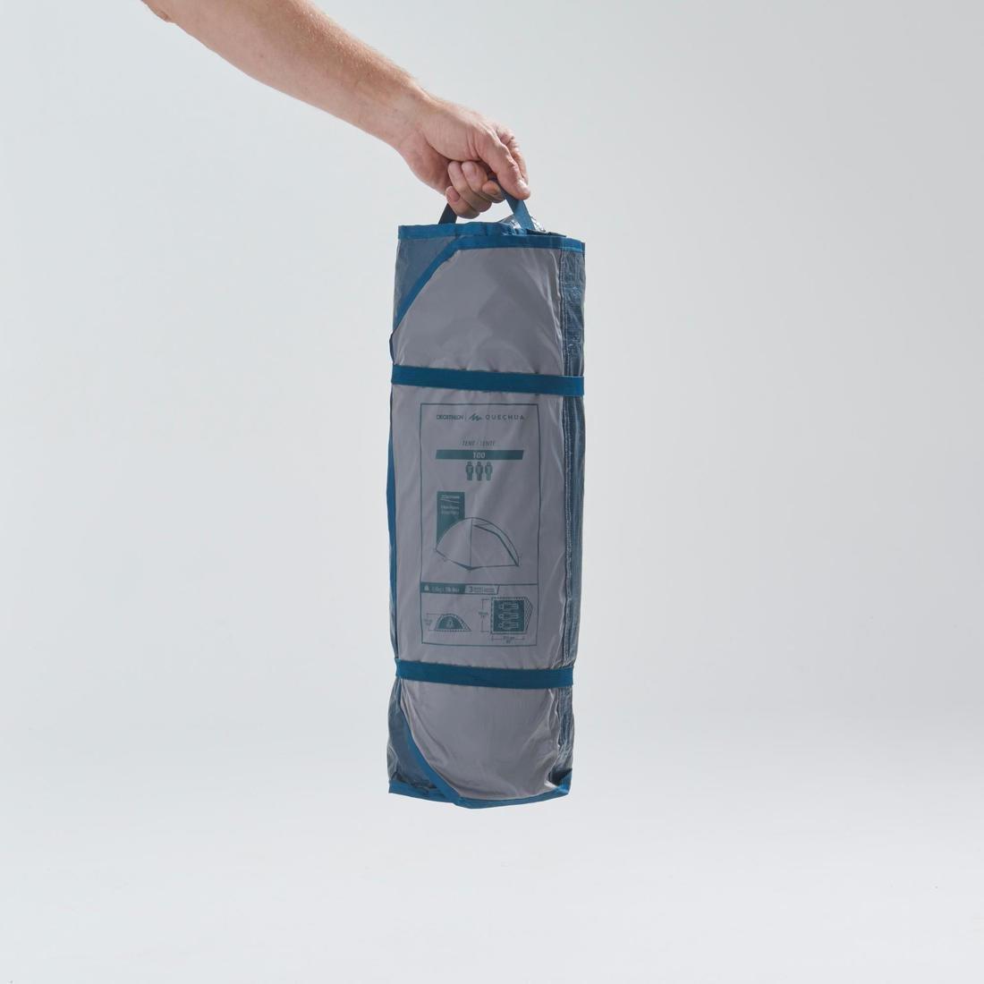 Camping Tent MH100, Grey, 3 Person, No Color, large image number 2