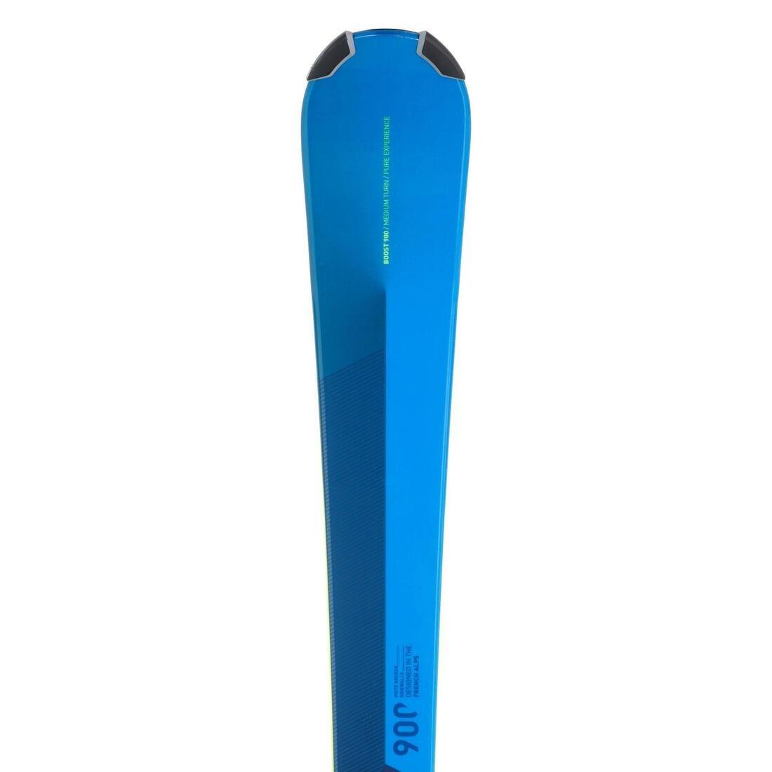DEFAULT Children's Downhill Skis with Bindings - Blue, No Color, large image number 2