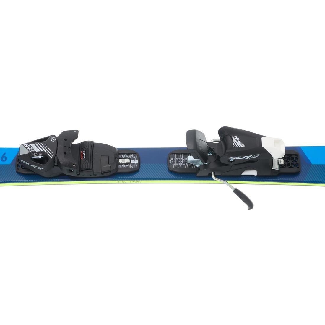 DEFAULT Children's Downhill Skis with Bindings - Blue, No Color, large image number 3