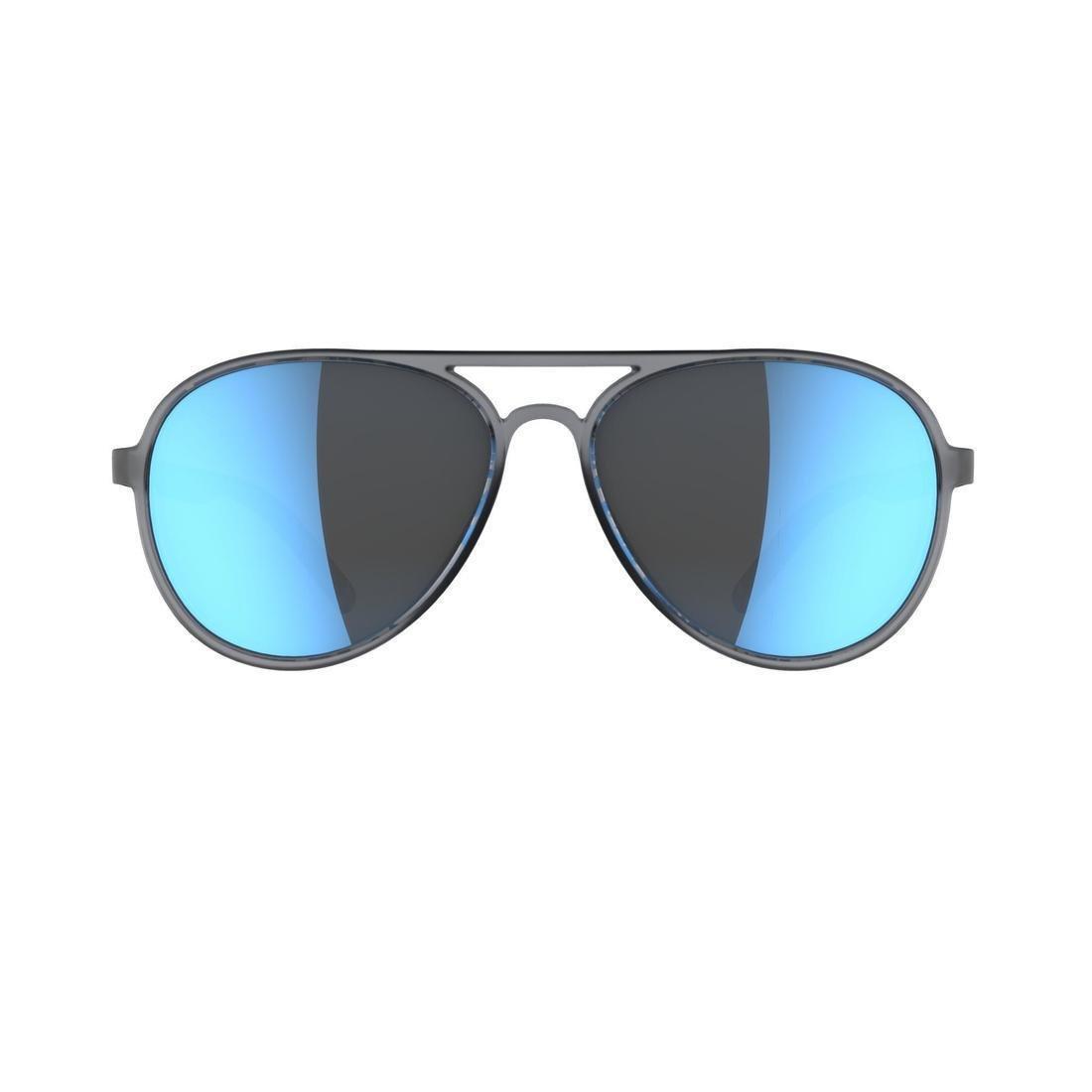 Category 3 MH 500 Hiking Sunglasses, Graphite, No Color, large image number 6